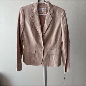 Calvin Klein Women's Blush Pink Tailored Blazer 8